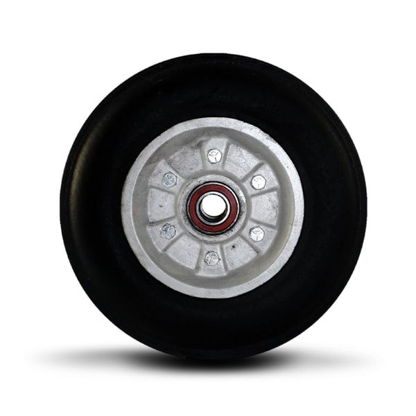 Ruedas para diablito, 12" Industrial rin aluminio doble balero ext